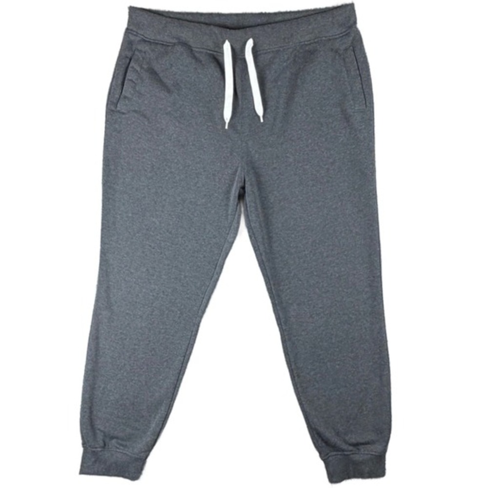 Southpole Men's 5XB Gray Heather Jogger Sweatpants Big & Tall Fleece Loungewear